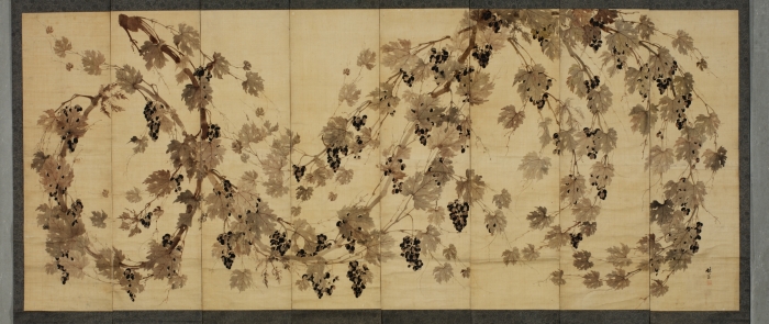 이계호(李繼祜, 1574-1645), [포도도 葡萄圖] 국립중앙박물관